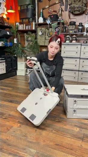 Ultra‑Thin Transformable Trolley | One‑Touch Opening | Multi‑Purpose Smart Cart