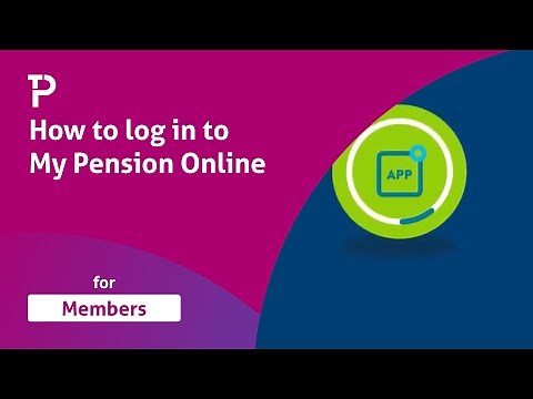 Log in to My Pension Online