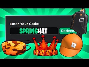 THESE ARE ALL *WORKING* PROMO CODES FOR ROBLOX AND FREE ITEMS YOU CAN GET!