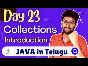 Day 23 : Java Collections Introduction | Java Course in Telugu | Vamsi Bhavani