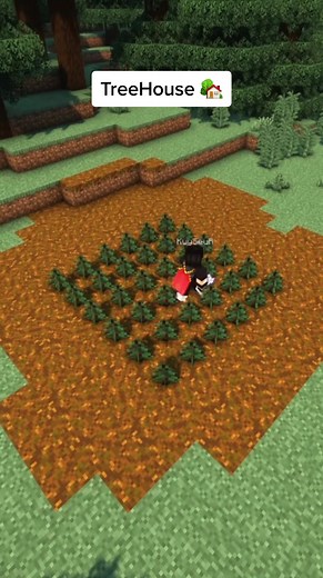 Easy Treehouse 🏡 #Minecraft