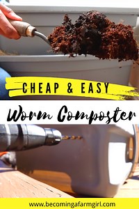DIY Tote Bin Worm Composter| Cheap, Easy, Works!