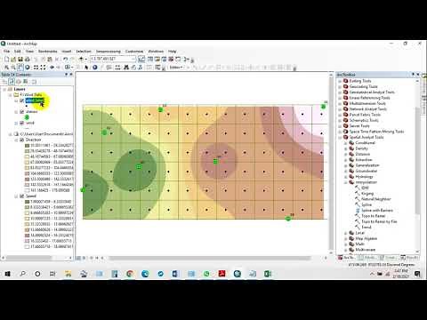 Wind speed and wind direction Map in ArcGIS