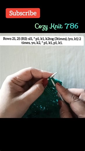 🔥🧶#Knitting last #Rows #Feather #Pattern #Short🔥🔥