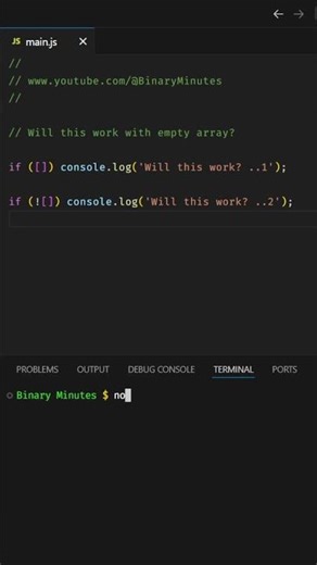 JavaScript | Will this work with empty array