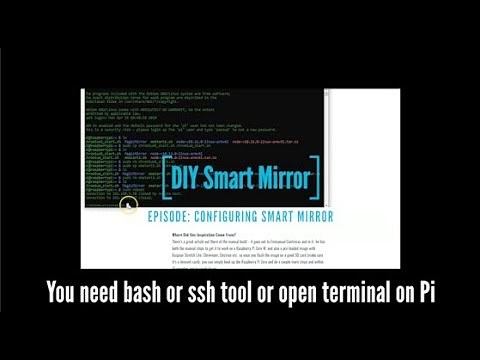 Configuring Smart Mirror With Open Weather Maps, Google Calendar and a Custom News Feed