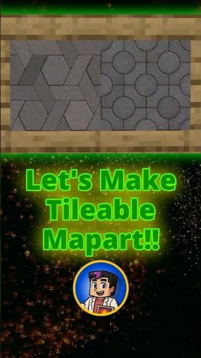 Minecraft Tileable Mapart - Easy Custom Walls and Walkways #minecraft #mapart #minecraftshorts