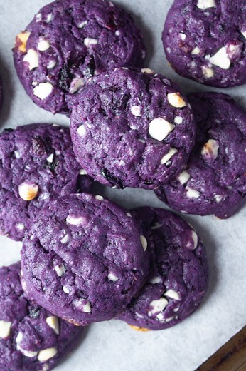 Blueberry White Chocolate Cookies