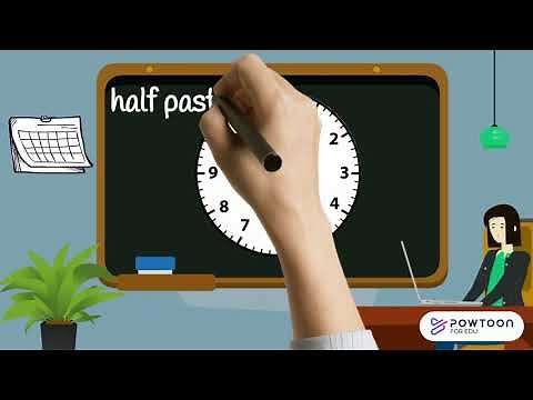 Telling the time - o'clock and half past