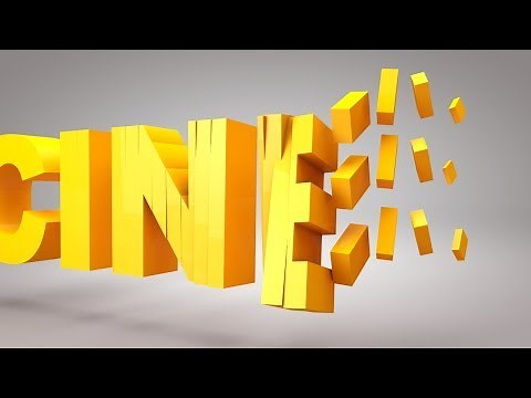 Cinema 4D Motion Graphics Title Animation