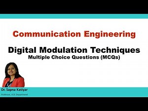 Communication Engineering - Digital Modulation Techniques (MCQ) (AKTU)