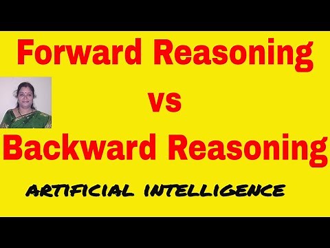 Forward vs Backward Reasoning || Knowledge Representation || Artificial Intelligence