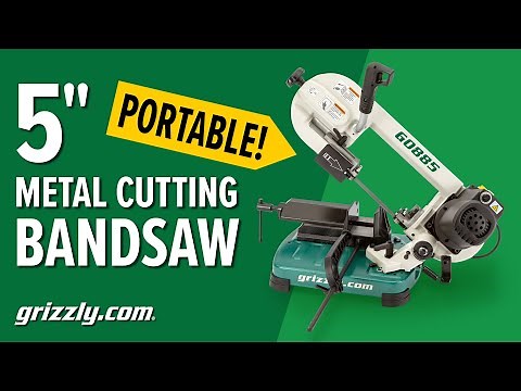 Grizzly 5" Portable Metal-Cutting Bandsaw