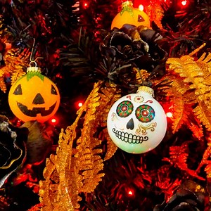 A Halloween Christmas Tree Is the Spooky Decoration You Didn’t Know You Needed