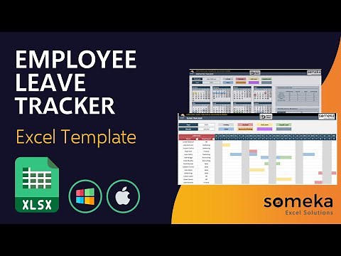 Employee Leave Tracker & Vacation Planner | Manage Staff Holidays Easily in Excel