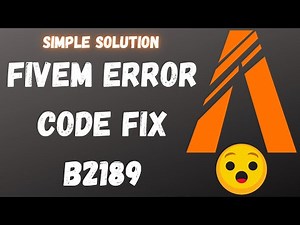 How to Fix FiveM Error Code Fix b2189 || 2023 Easy Method