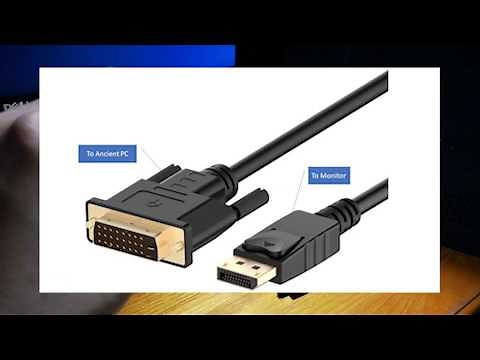 How to connect a New Monitor to an Old PC