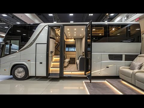 2025 Volvo 9600 Sleeper Luxury Bus – The Ultimate Road Travel Experience!"