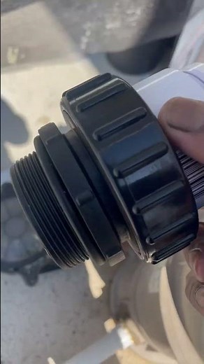 How to replace pool pump union..