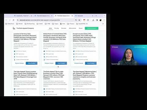 Intro to Datarade Marketplace: Demo of Global B2B Data Marketplace