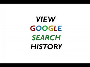 ✅ How to View Your Google Search History