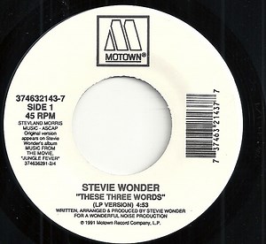 Stevie Wonder - These Three Words