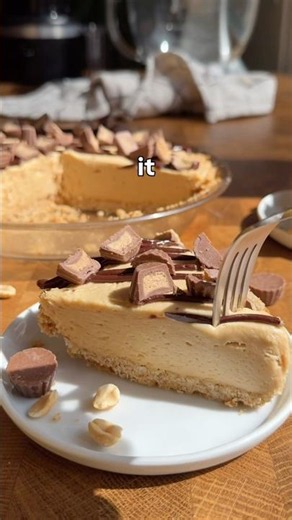 No Bake Peanut Butter Pie Recipe (Creamy, Easy, No Oven) #nobakepie #peanutbutterpie