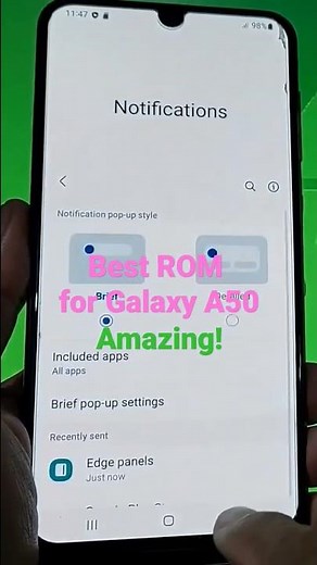 Best ROM for Galaxy A50 Android 12 ROM OneUI 4.1