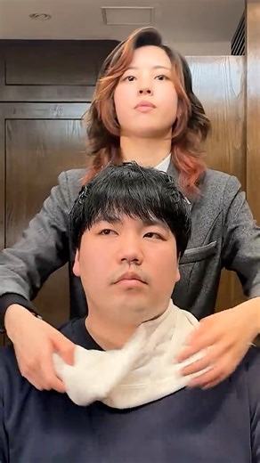 💈【ASMR】Hairstyle change at a classic barbershop! Focused cut ASMR #haircut