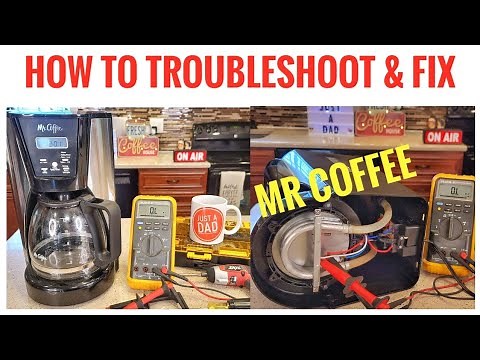 HOW TO FIX Mr Coffee 12 Cup Coffee Maker Not Working TROUBLESHOOT THERMOSTAT
