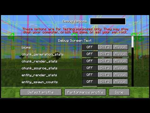 Minecraft 1.21.9 - How To Customize The F3 Debug Screen