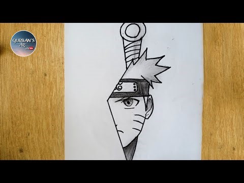 How to draw Naruto Uzumaki | Naruto Drawing Tutorial step by step | Easy Anime Drawing.