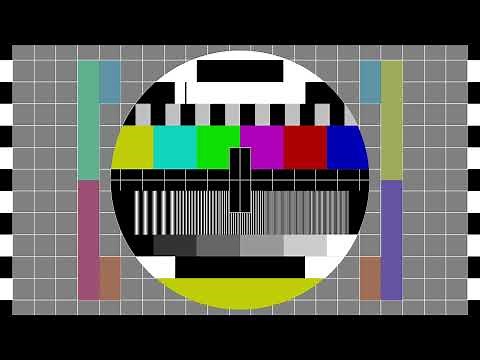Test pattern Full HD 2160p - 20 min. Test Card Color Calibration Video for monitor, tv, screen