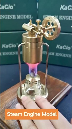Mesmerizing Steam Engine Model in Action