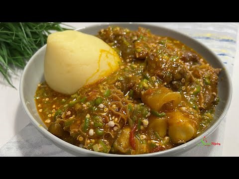 How To Make Slimy Okra / Okro Stew Every Time , Quick Easy & Tasty Step By Step Tutorial #okrastew