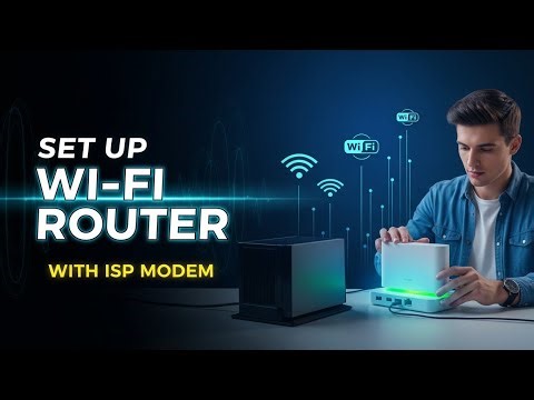 How to Set Up Wi-Fi Router with ISP Modem