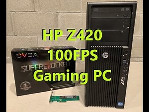 HP Z420 Gaming Computer (GTX 1080 and NVME.2 Install)