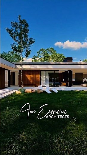 Modern Steel Frame House – 4 Bedroom One-Level Home with Terraces and Covered Parking