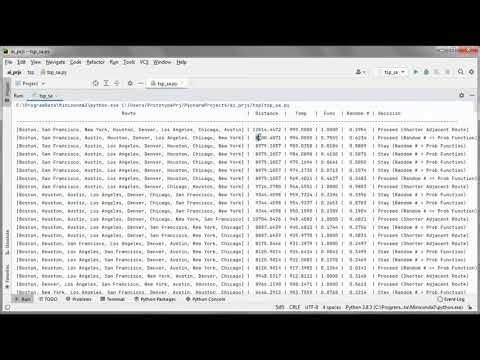 Simulated Annealing + Traveling Salesman Problem - A Hands-On Explanation Clip