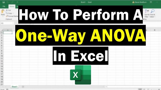 How To Perform A One-Way ANOVA Test In Microsoft Excel