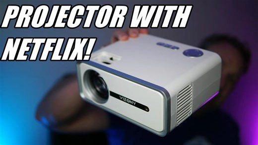 Compact Projector With Built-In Apps and WiFi Connectivity