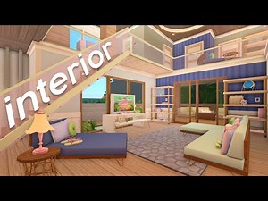 Decorating my Coastal Beach House in Bloxburg w/ Anix & Faulty