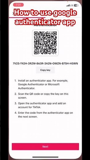 How to use the google authenticator app