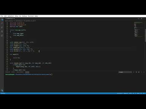Shared memory segment in C