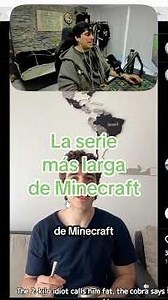 LONGEST MINECRAFT SERIES #miencraft does