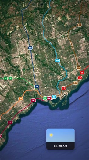 go trains in Toronto on a November weekday morning #publictransit #toronto