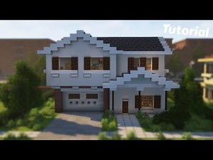 Minecraft: Suburban House Tutorial (#16)