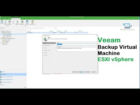 How To Backup VMware ESXi Virtual Machine From Veeam Backup | Usman IT Solution |