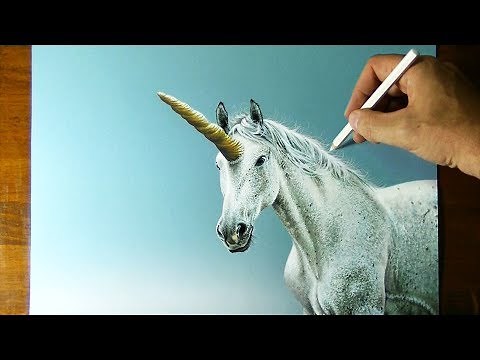 UNICORNS ARE REAL - BELIEVE **This is a DRAWING from LIFE**