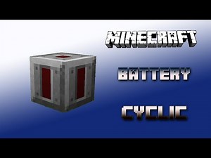 Battery 🔮 Cyclic Tutorial 1.16.5 🔮 Deutsch / German